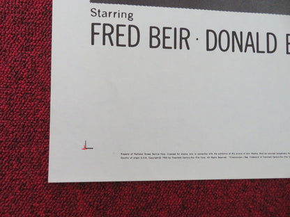 FORT COURAGEOUS FOLDED US ONE SHEET POSTER FRED BEIR DONALD BARRY 1965 Movie posters