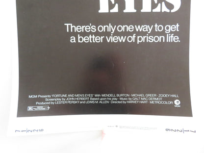 Fortune and Men's Eyes US Insert Poster Wendell Burton Michael Greer 1971 Movie posters