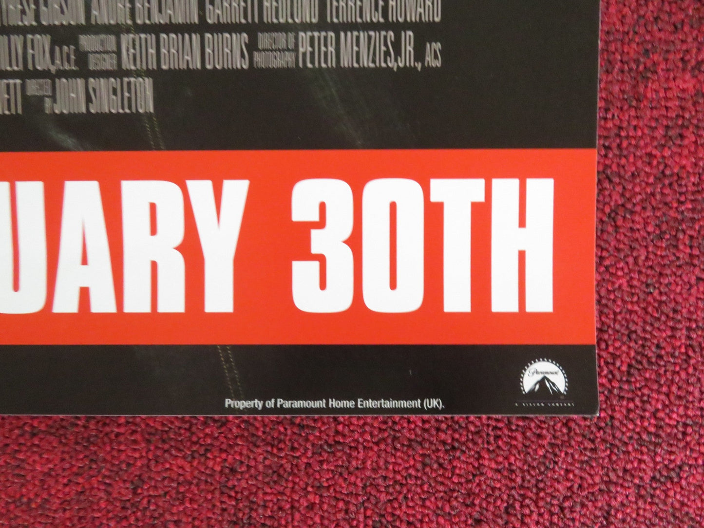 FOUR BROTHERS DVD POSTER MARK WAHLBERG TYRESE GIBSON 2005 Rendezvous Cinema Movie posters