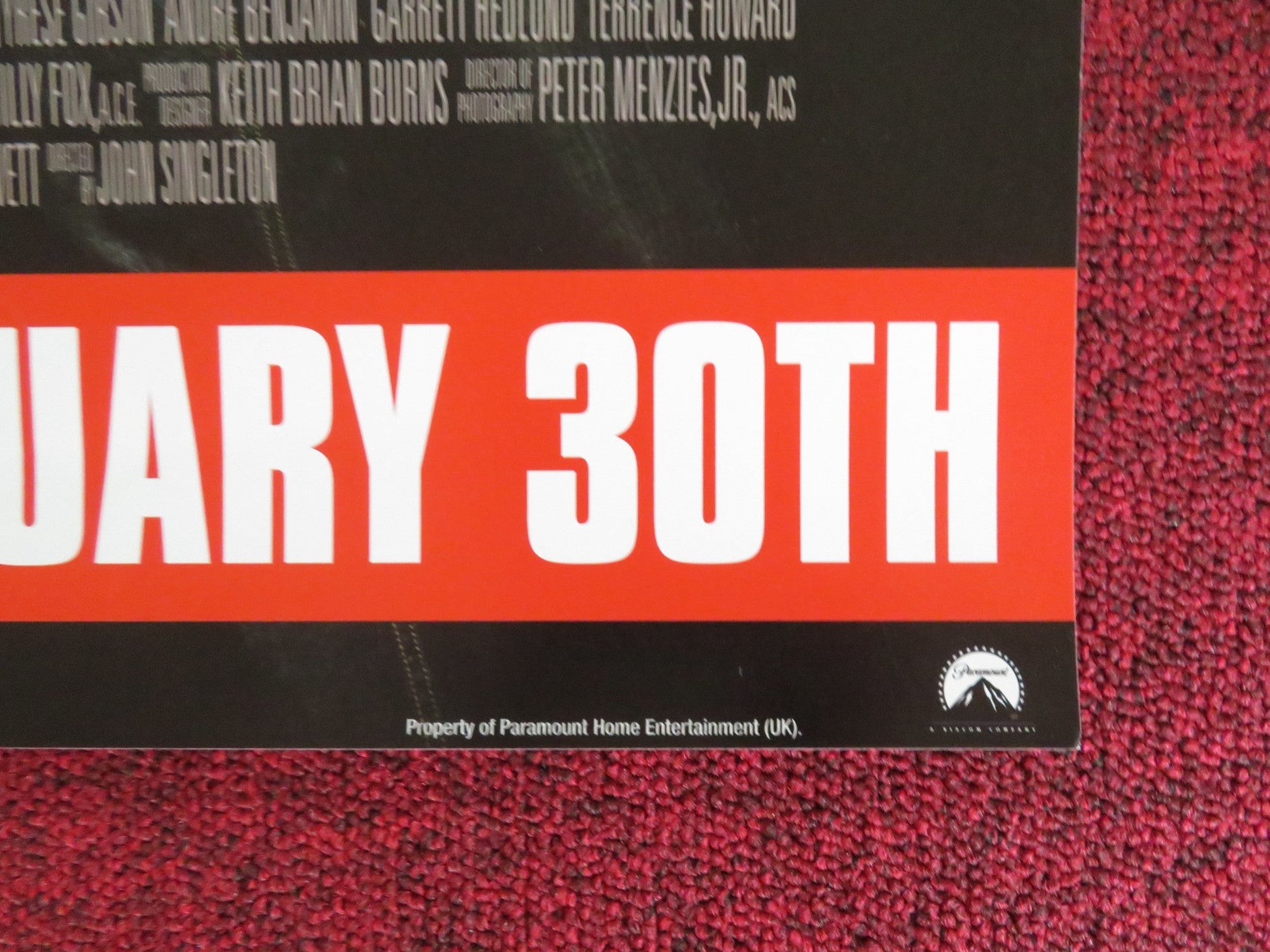 FOUR BROTHERS DVD POSTER MARK WAHLBERG TYRESE GIBSON 2005 Rendezvous Cinema Movie posters