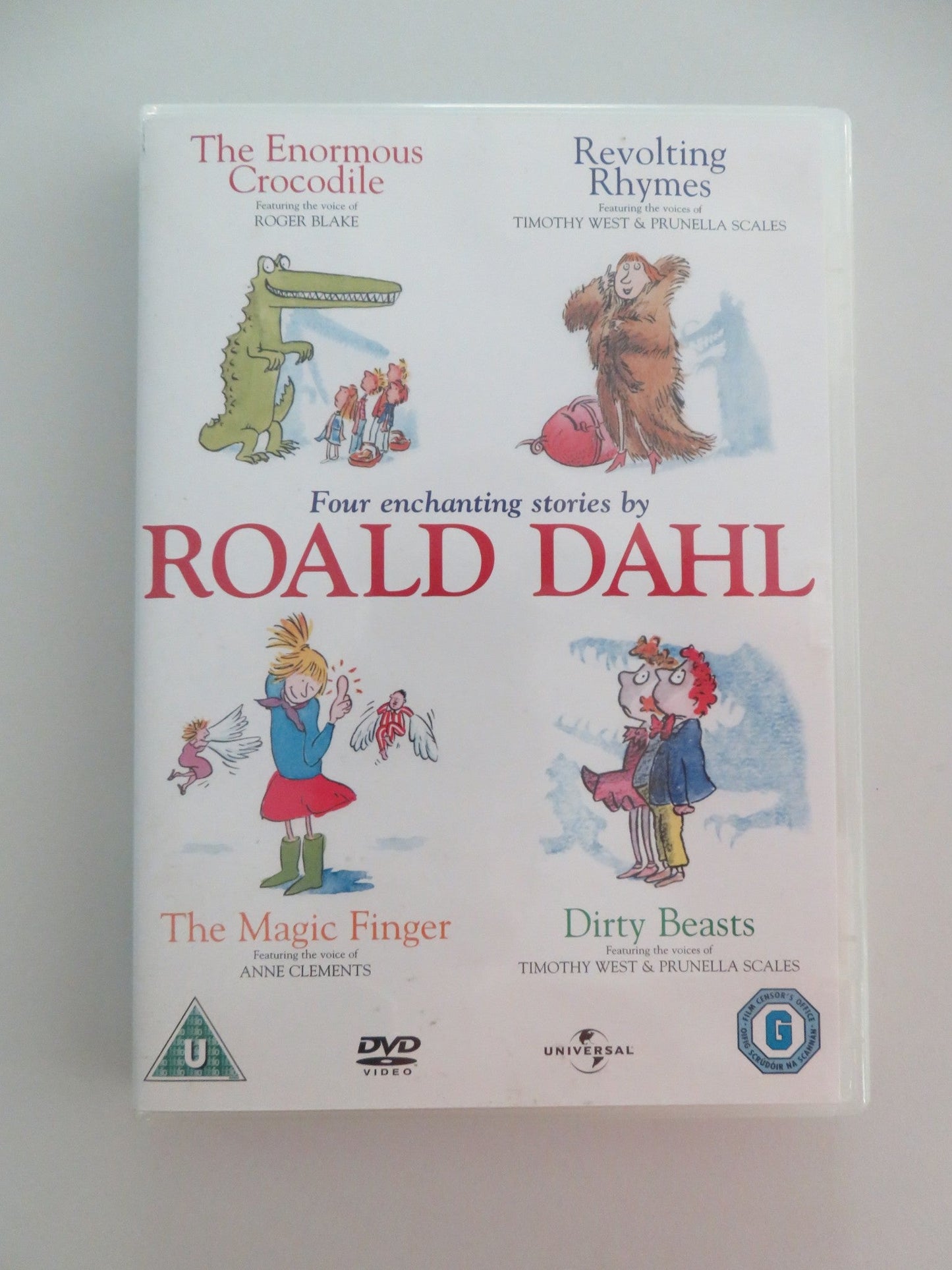 FOUR ENCHANTING STORIES BY ROALD DAHL (DVD) PRUNELLA SCALES 2005 REGION 2, 4 - Rendezvous Cinema
