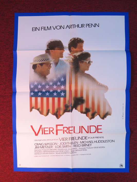 FOUR FRIENDS GERMAN A1 POSTER FOLDED CRAIG WASSON JODI THELEN 1981 Rendezvous Cinema Movie posters