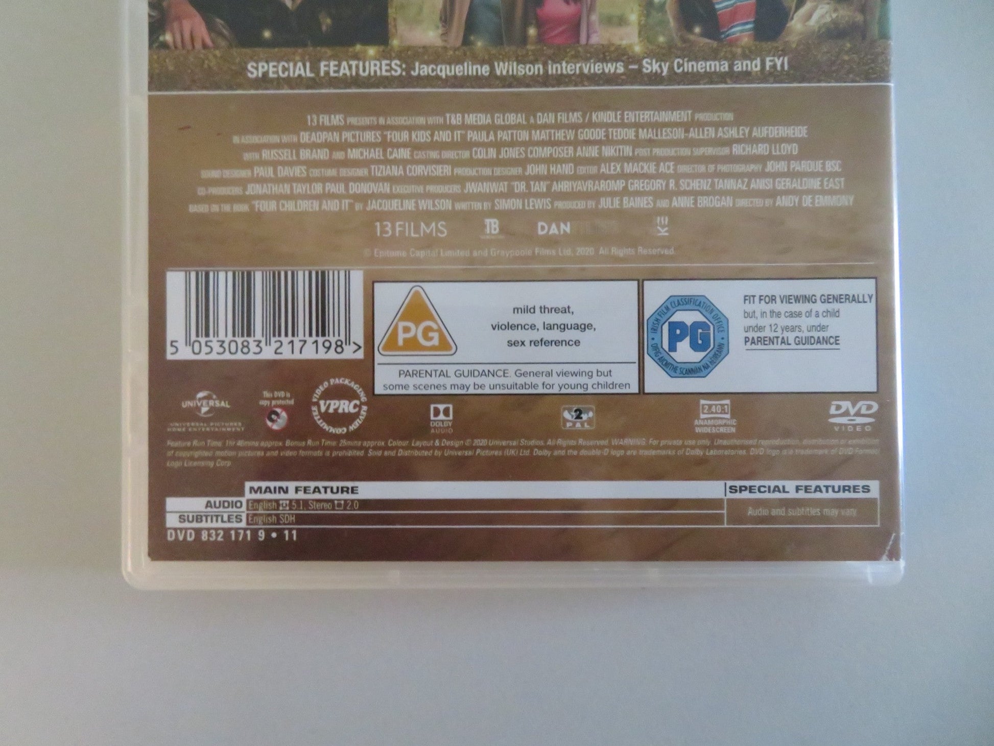 FOUR KIDS AND IT (DVD) MICHAEL CAINE PAULA PATTON 2020 REGION 2 Movie posters