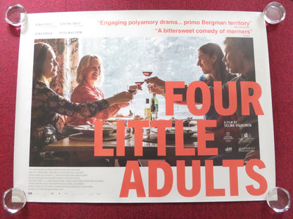 FOUR LITTLE ADULTS UK QUAD ROLLED POSTER ALMA POYSTI EERO MILONOFF 2023 Rendezvous Cinema Movie posters