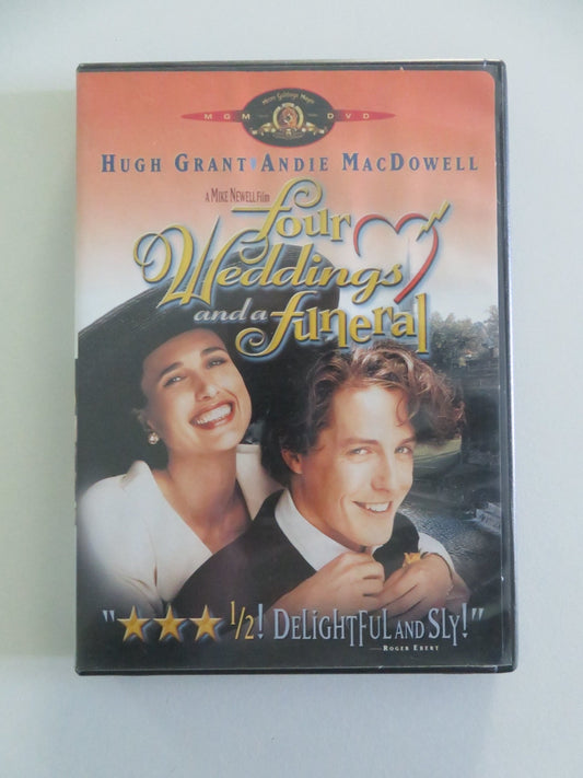 Four Weddings and a Funeral (DVD) Hugh Grant Andie MacDowell 1994 Region 1 Movie posters
