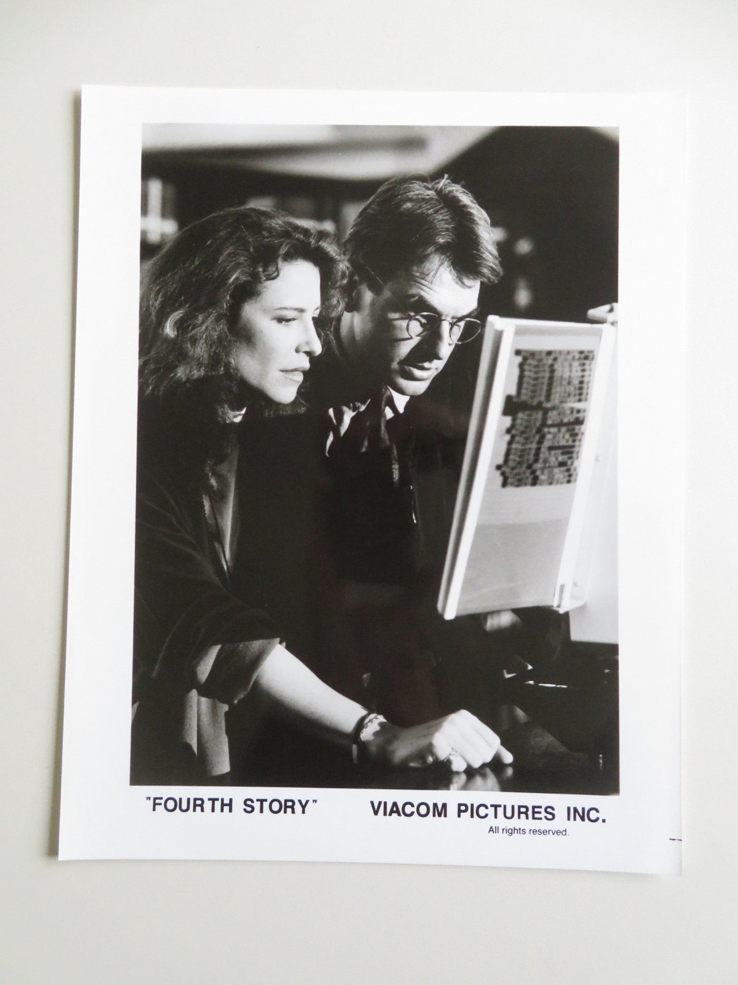 FOURTH STORY PRESS KIT 1991 MARK HARMON MIMI ROGERS Movie posters