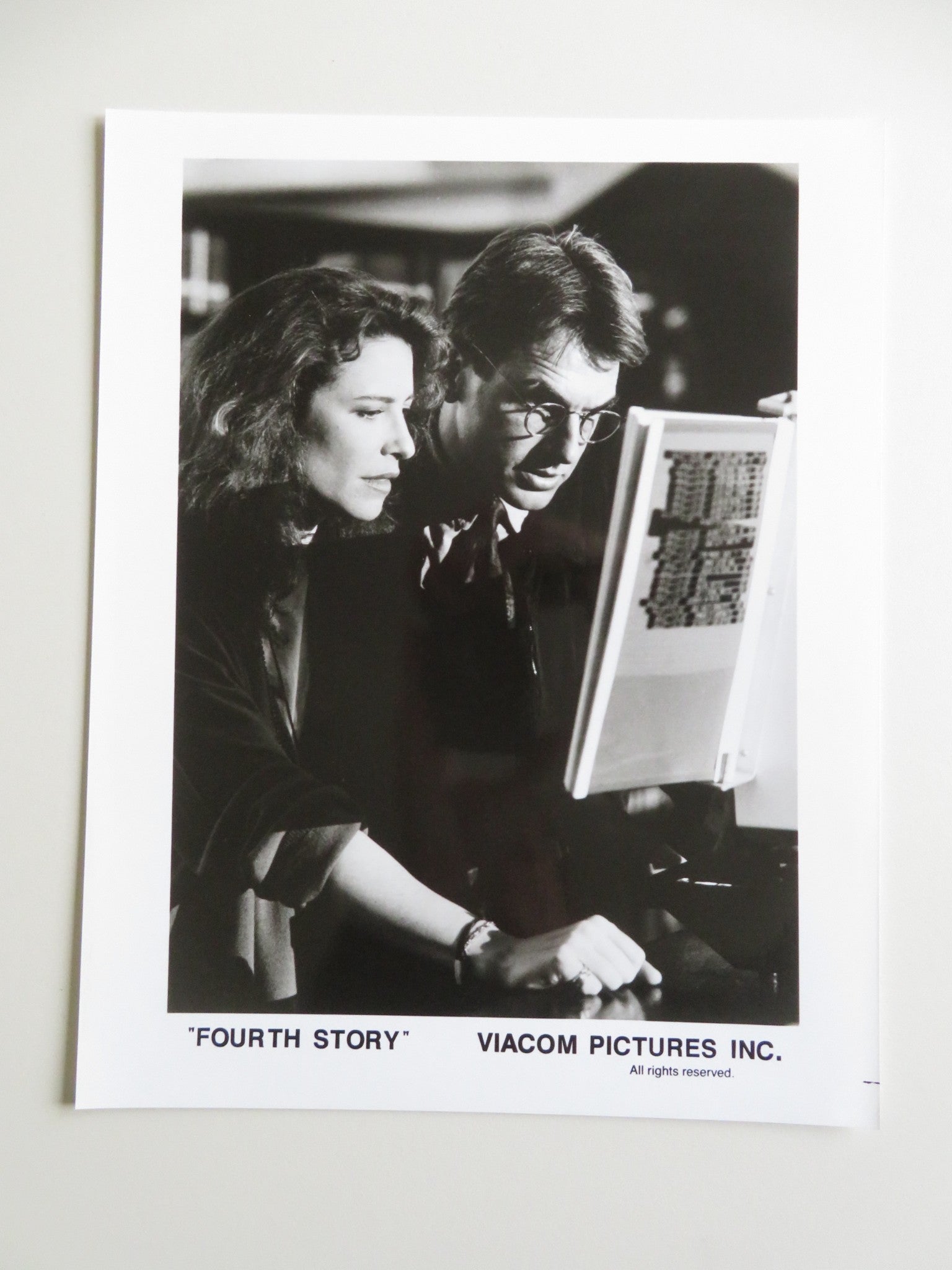 FOURTH STORY PRESS KIT 1991 MARK HARMON MIMI ROGERS Movie posters
