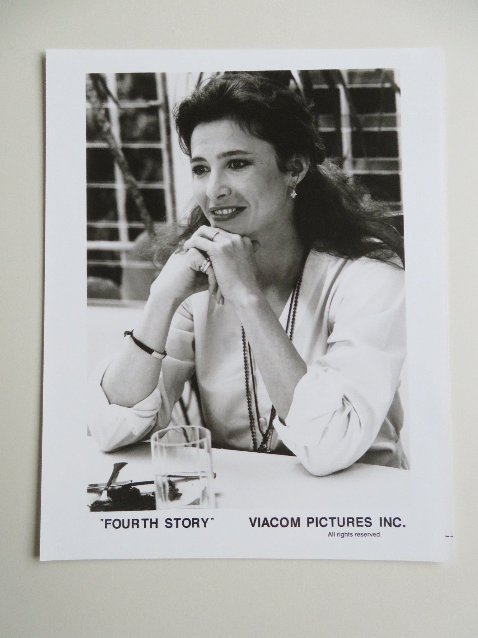 FOURTH STORY PRESS KIT 1991 MARK HARMON MIMI ROGERS Movie posters