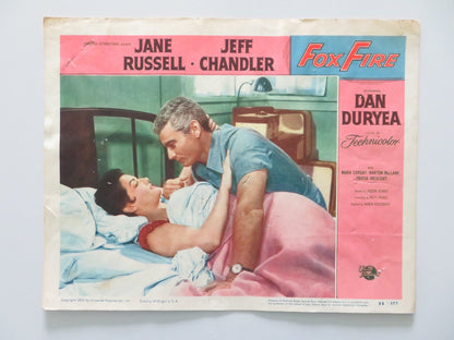 FOX FIRE - #2 US LOBBY CARD JANE RUSSELL JEFF CHANDLER DAN DURYEA 1955 Rendezvous Cinema Movie posters