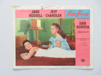 FOX FIRE - #6 US LOBBY CARD JANE RUSSELL JEFF CHANDLER DAN DURYEA 1955 Rendezvous Cinema Movie posters