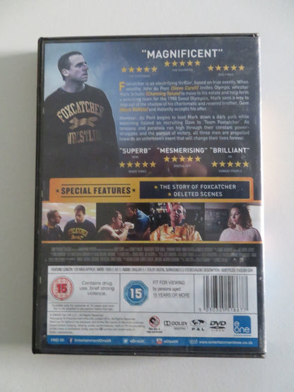 FOXCATCHER (DVD) STEVE CARELL CHANNING TATUM 2014 REGION 2 Movie posters