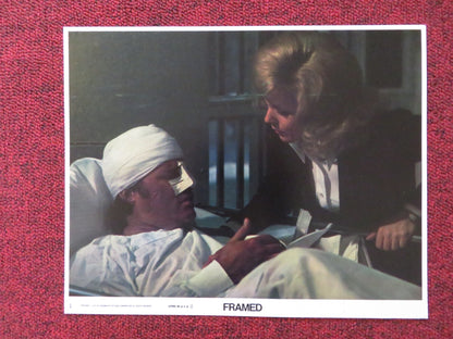 FRAMED - 1 LOBBY CARD JOE DON BAKER CONNY VAN DYKE 1975 Rendezvous Cinema Movie posters