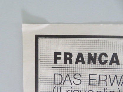 FRANCA RAME / DARIO FO GERMAN ROLLED POSTER DAS ERWACHEN EINE FRAU 1980 Movie posters