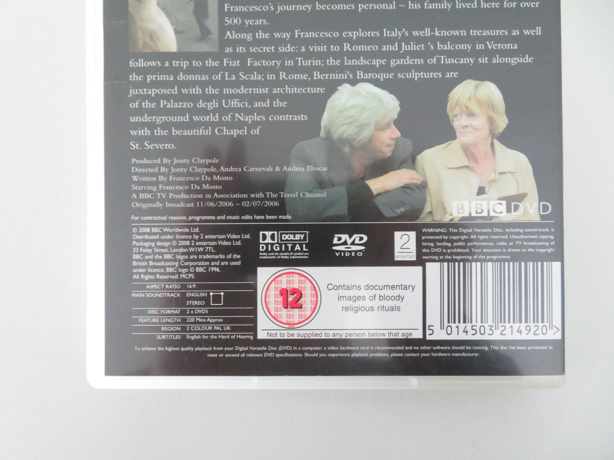 Francesco's Italy: Top to Toe (DVD) Francesco da Mosto 2006 Region 2 Movie posters