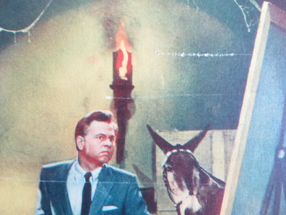 FRANCIS IN THE HAUNTED HOUSE - #3 LOBBY CARD MICKEY ROONEY VIRGINIA WELLES 1956 Rendezvous Cinema Movie posters