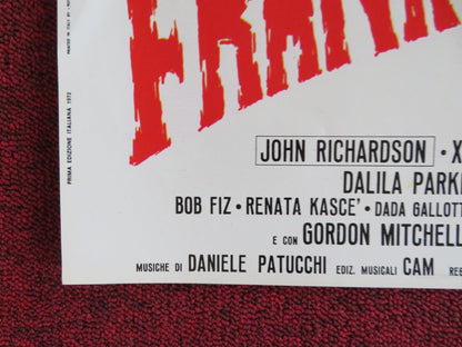 FRANKENSTEIN '80 - A ITALIAN FOTOBUSTA POSTER JOHN RICHARDSON XIRO PAPAS 1972 Rendezvous Cinema Movie posters