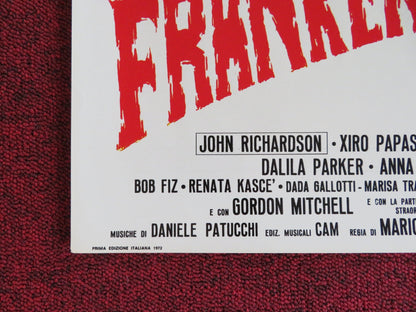 FRANKENSTEIN '80 - E ITALIAN FOTOBUSTA POSTER JOHN RICHARDSON XIRO PAPAS 1972 Rendezvous Cinema Movie posters