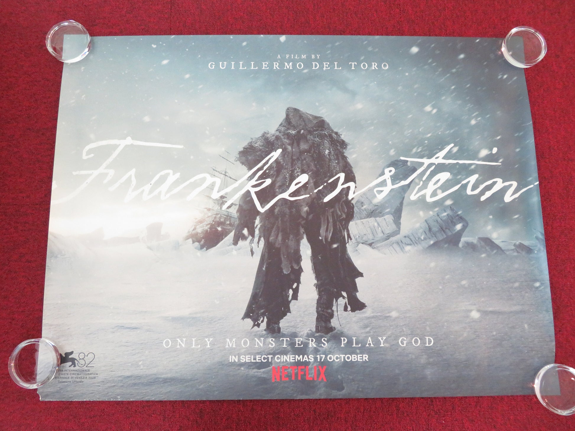Frankenstein - A UK Quad Rolled Poster Oscar Isaac Jacob Elordi Mia Goth 2025 Movie posters