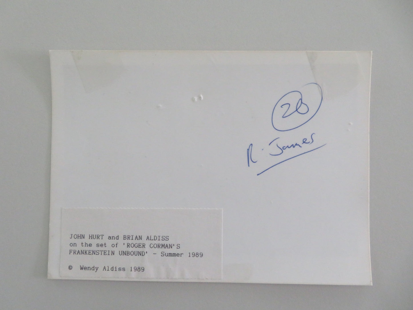 FRANKENSTEIN UNBOUND MOVIE STILL PHOTO JOHN HURT BRIAN ALDISS 1989 Movie posters