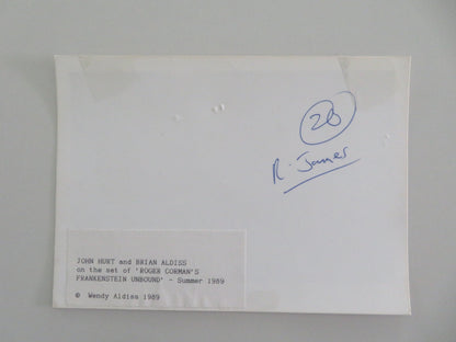 FRANKENSTEIN UNBOUND MOVIE STILL PHOTO JOHN HURT BRIAN ALDISS 1989 Movie posters