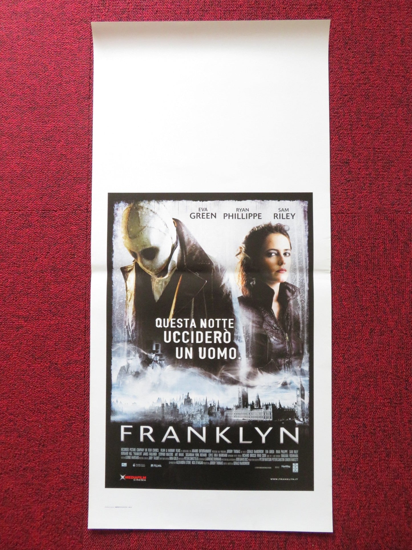 FRANKLYN ITALIAN LOCANDINA POSTER EVA GREEN SAM RILEY 2008 Rendezvous Cinema Movie posters