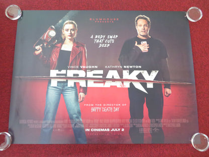 Freaky UK Quad Rolled Poster Vince Vaughn Kathryn Newton 2020 Movie posters