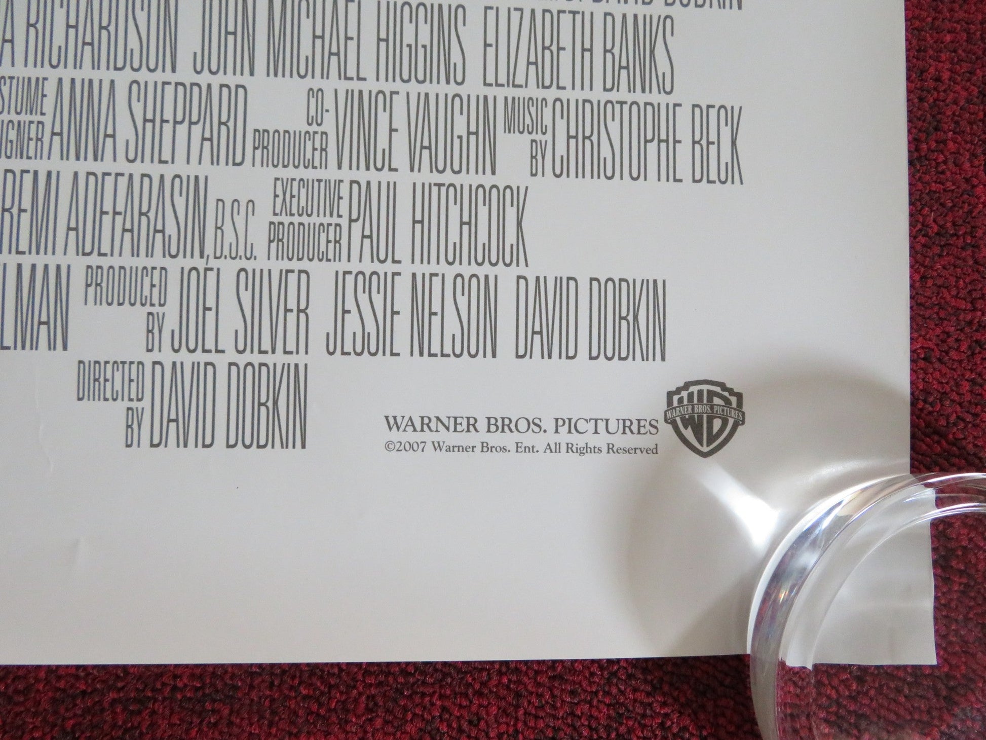 FRED CLAUS US ONE SHEET ROLLED POSTER VINCE VAUGHN PAUL GIAMATTI 2007 Rendezvous Cinema Movie posters