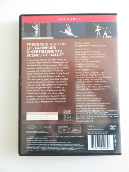 FREDERICK ASHTON - LES PATINEURS DIVERTISSEMENTS SCENES DE BALLET (DVD) REGION 0 Rendezvous Cinema Movie posters