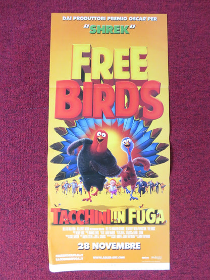 FREE BIRDS ITALIAN LOCANDINA POSTER OWEN WILSON WOODY HARRELSON 2013 Rendezvous Cinema Movie posters
