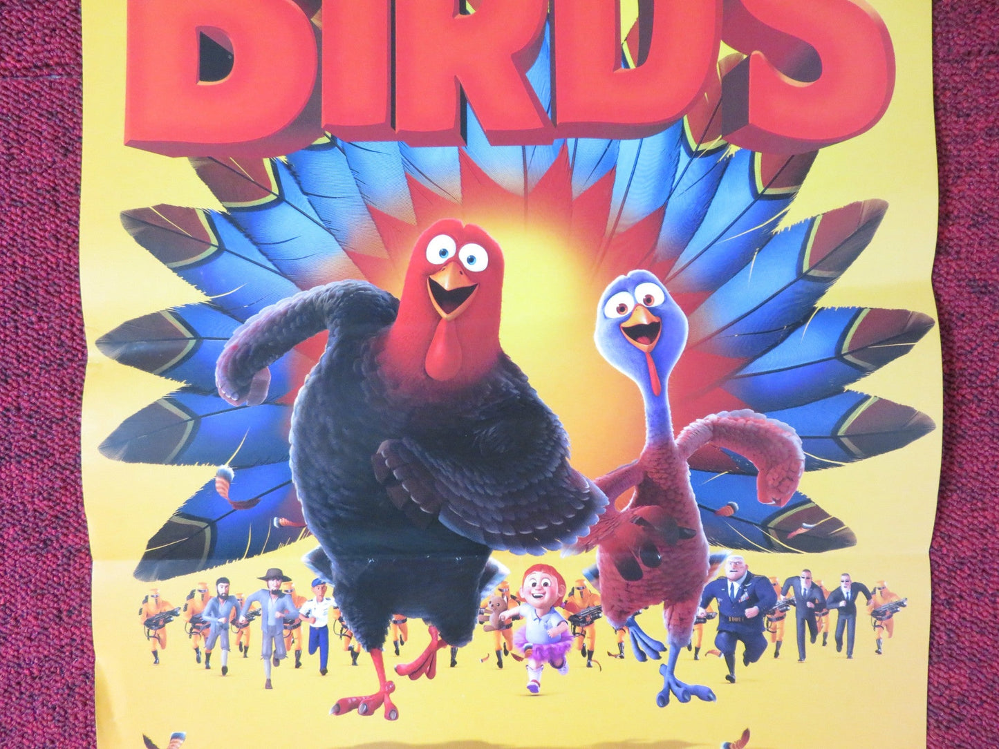 FREE BIRDS ITALIAN LOCANDINA POSTER OWEN WILSON WOODY HARRELSON 2013 Rendezvous Cinema Movie posters