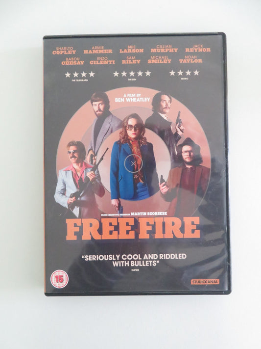 FREE FIRE (DVD) CILLIAN MURPHY ARMIE HAMMER 2016 REGION 2 Movie posters