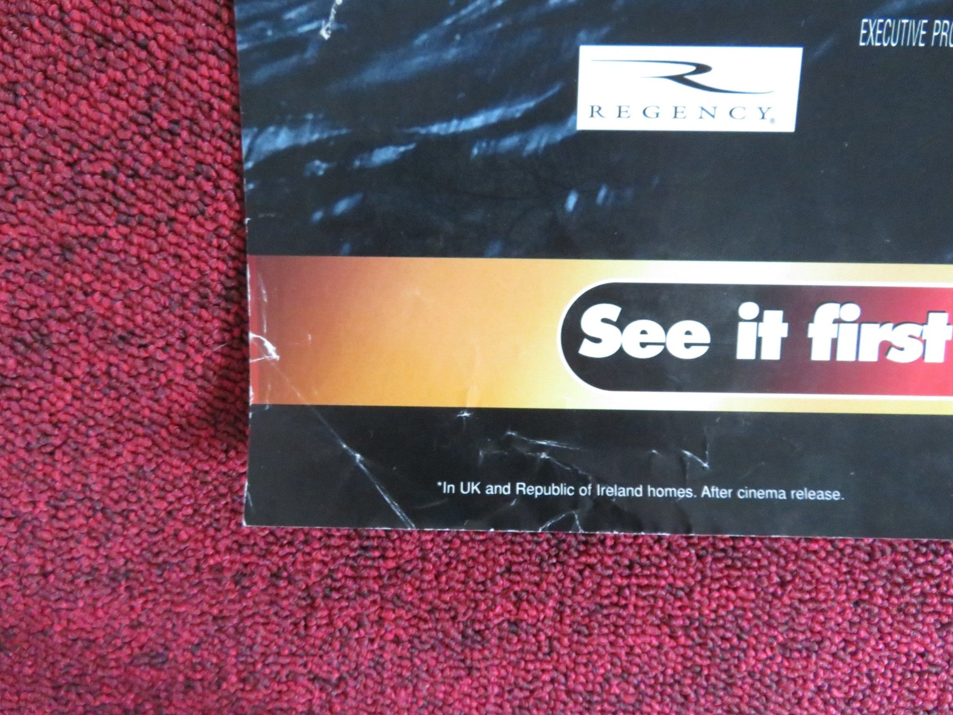 FREE WILLY 3: THE RESCUE VHS VIDEO POSTER JASON JAMES RITCHER ANNIE CORLEY 1997 Rendezvous Cinema Movie posters