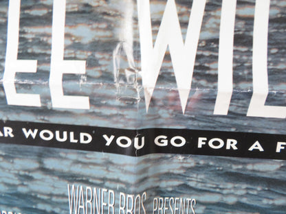 FREE WILLY - B FOLDED US ONE SHEET POSTER JASON JAMES RICHTER 1993 Rendezvous Cinema Movie posters