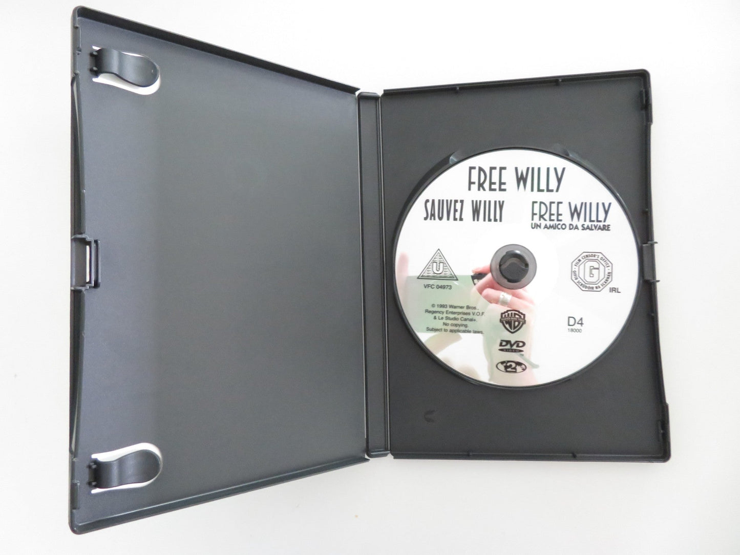 FREE WILLY (DVD) JASON JAMES RICHTER MICHAEL MADSEN 1993 REGION 2 Movie posters