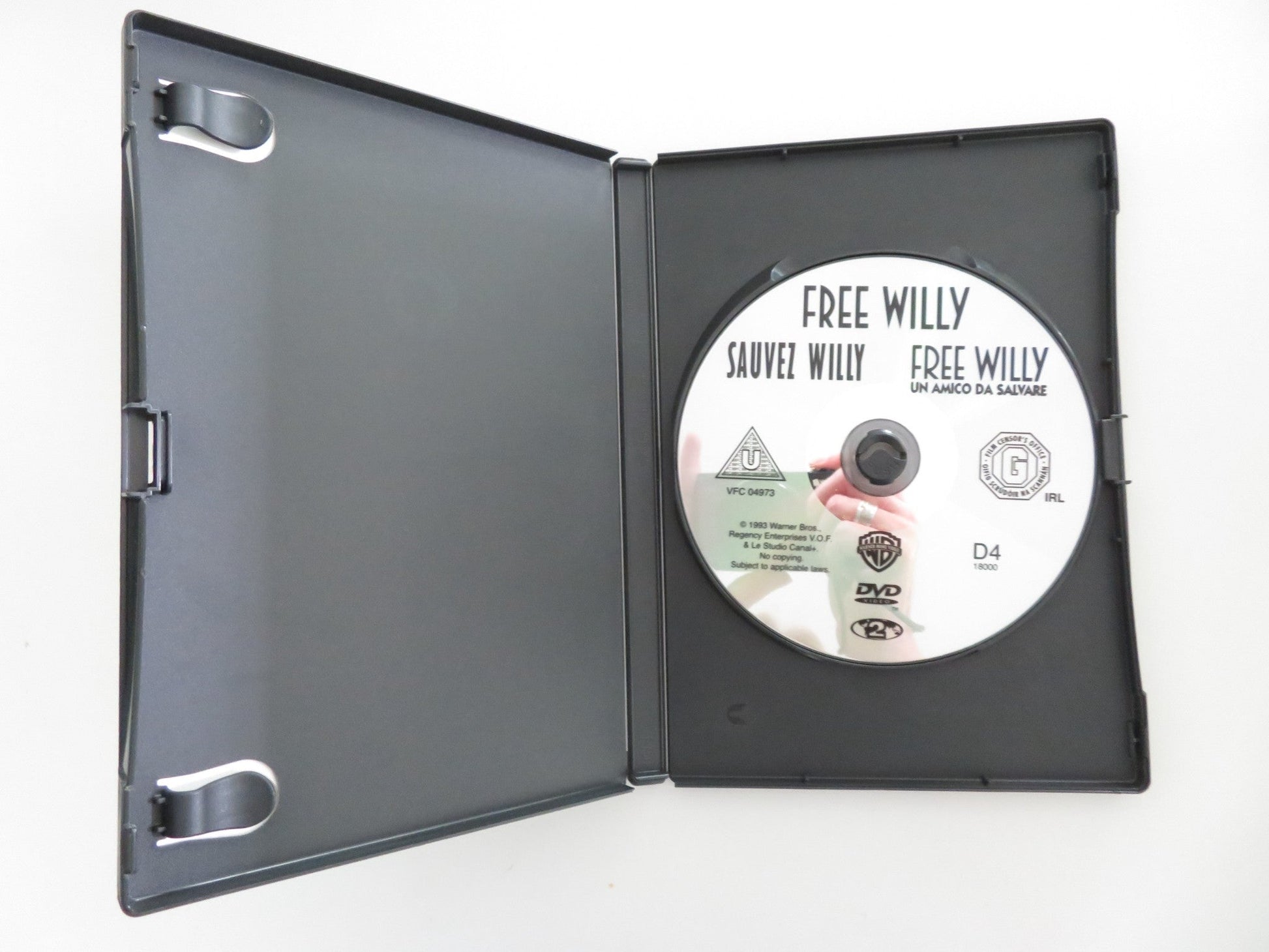 FREE WILLY (DVD) JASON JAMES RICHTER MICHAEL MADSEN 1993 REGION 2 Movie posters