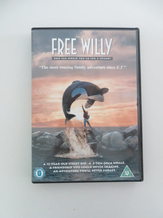 FREE WILLY (DVD) JASON JAMES RICHTER MICHAEL MADSEN 1993 REGION 2 Movie posters