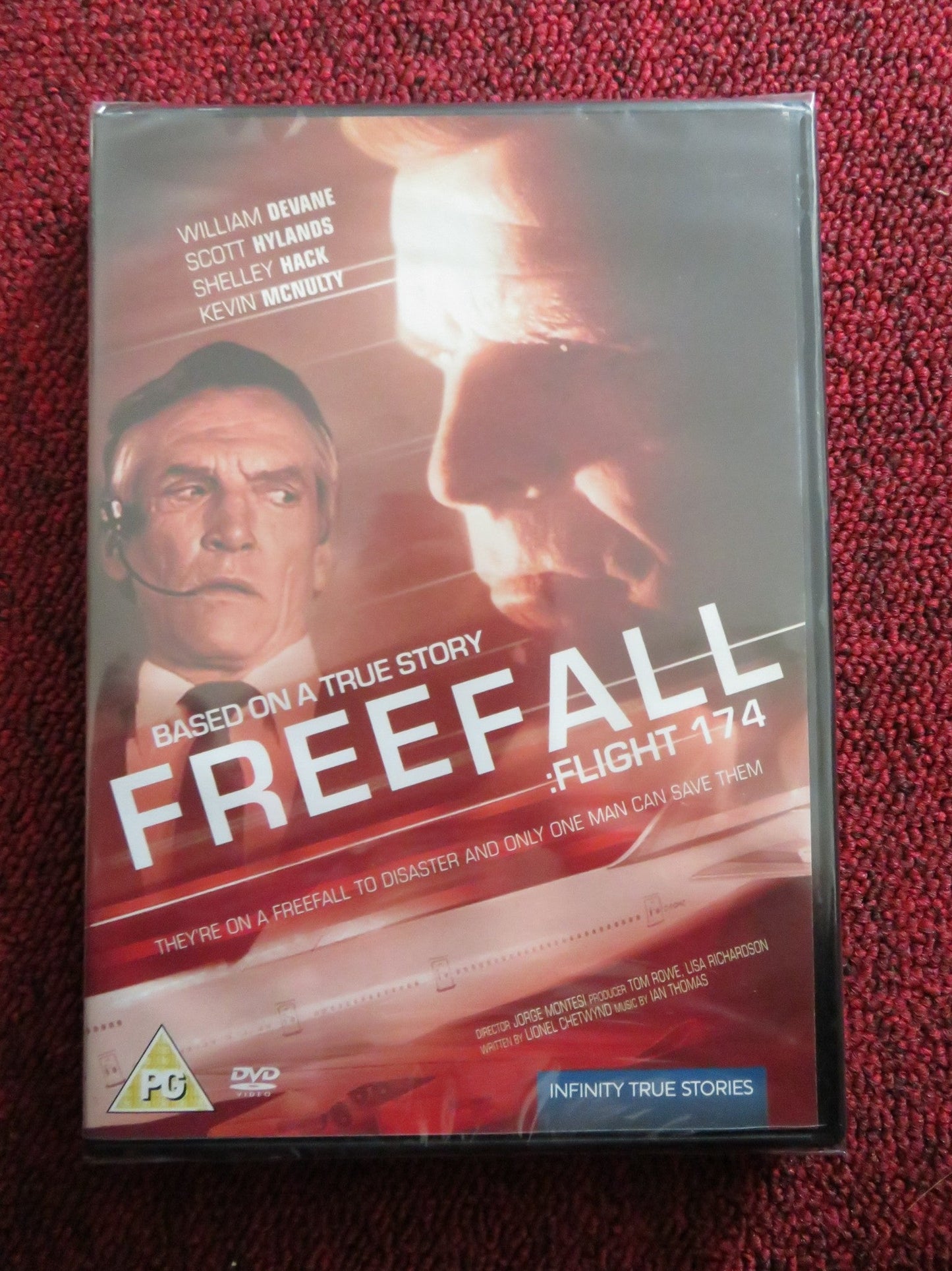 FREEFALL FLIGHT 174 (DVD) WILLIAM DEVANE SCOTT HYLANDS 1995 REGION 2 Rendezvous Cinema Movie posters