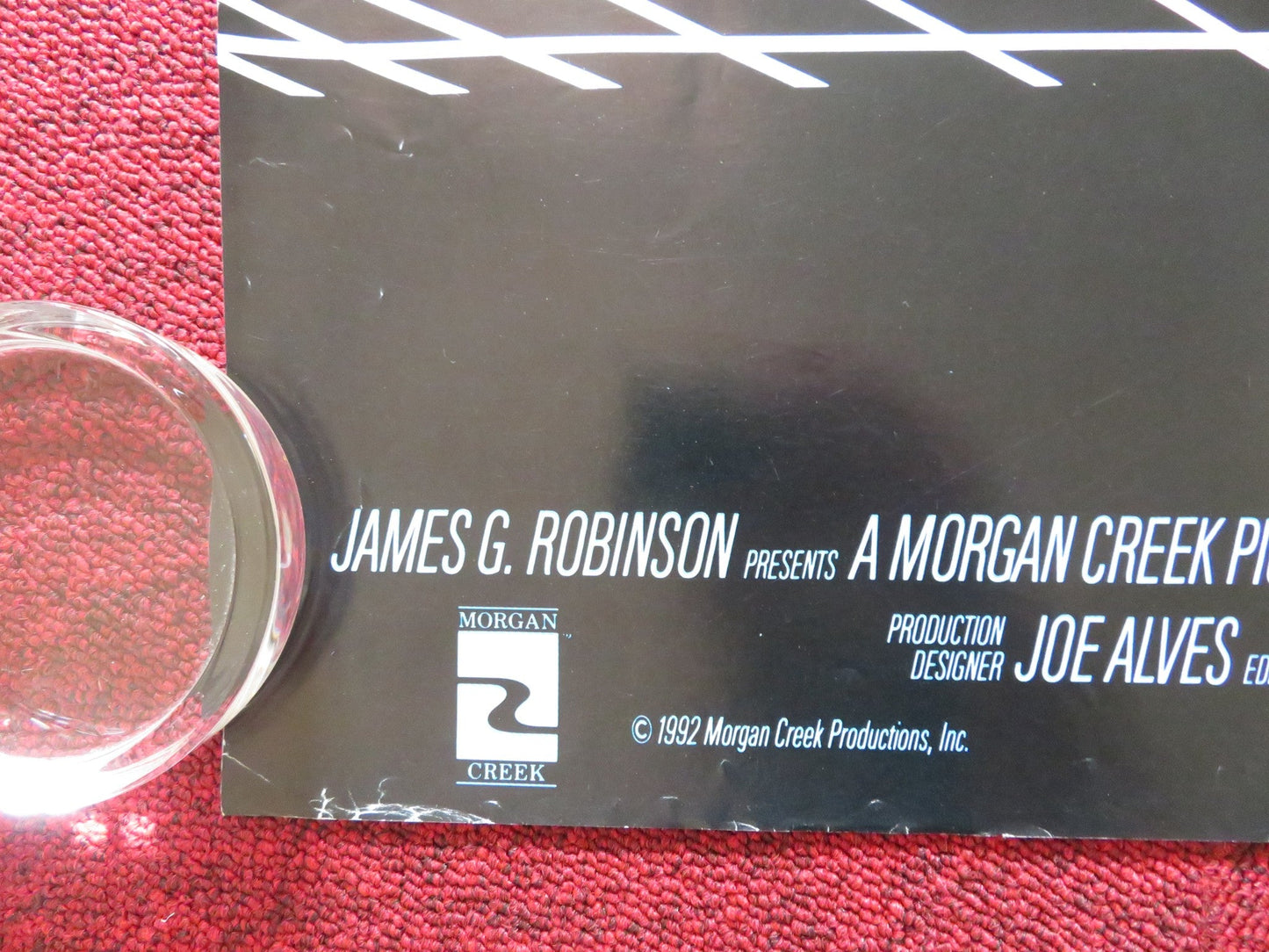 FREEJACK UK QUAD ROLLED POSTER MICK JAGGER EMILIO ESTEVEZ 1992 Rendezvous Cinema Movie posters