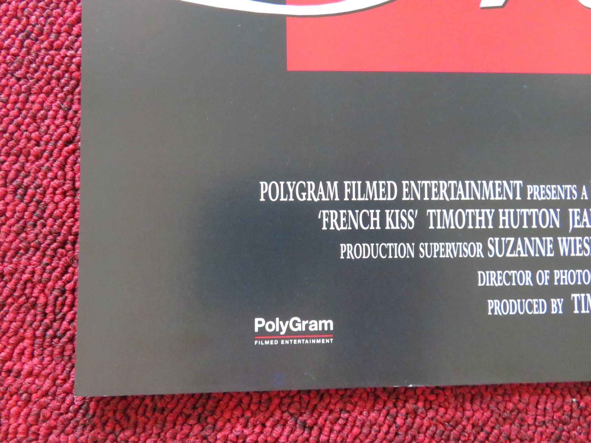 FRENCH KISS VHS VIDEO POSTER MEG RYAN KEVIN KLINE 1995 Rendezvous Cinema Movie posters