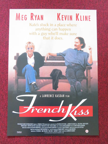 FRENCH KISS VHS VIDEO POSTER MEG RYAN KEVIN KLINE 1995 Rendezvous Cinema Movie posters