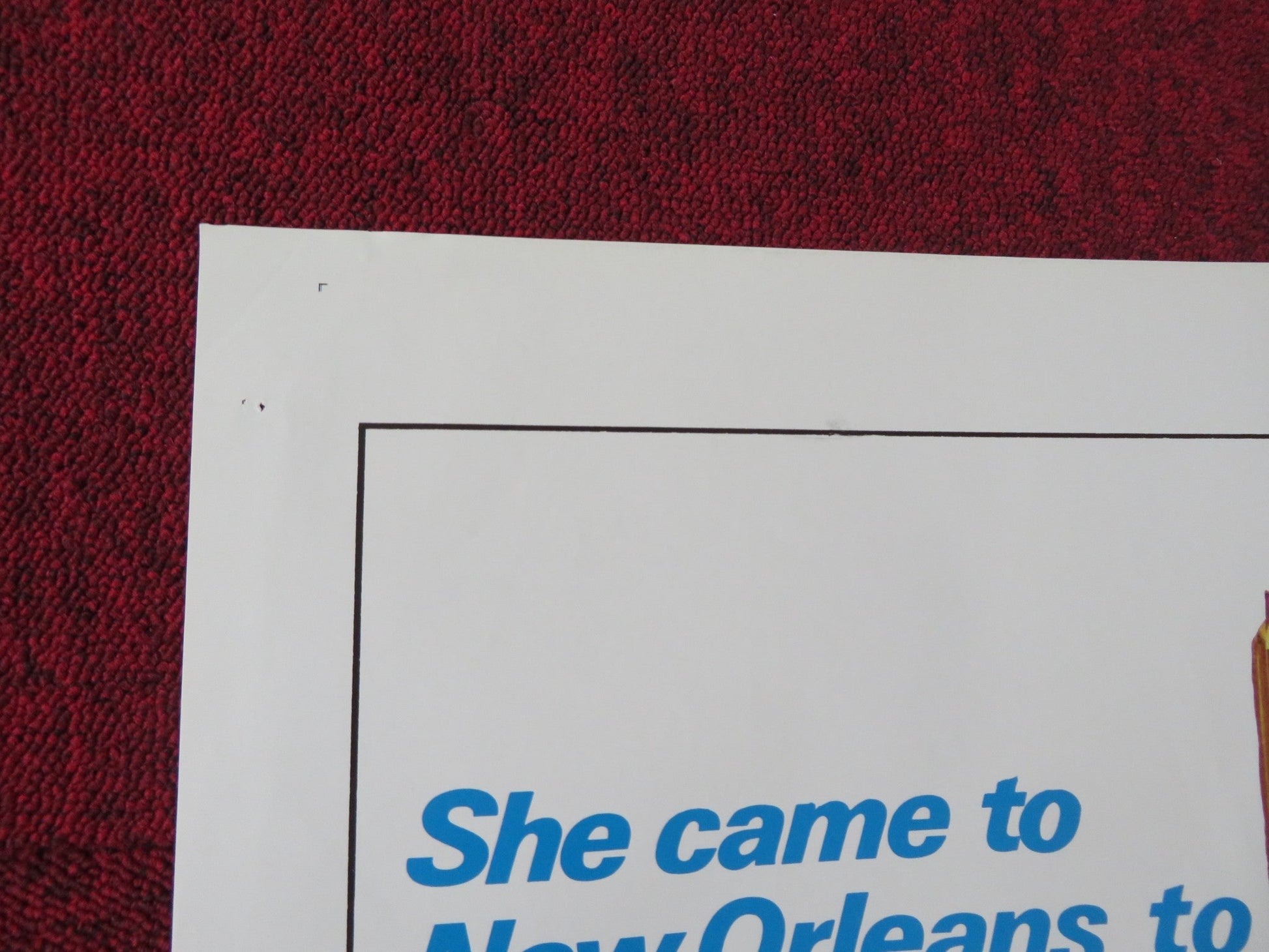 FRENCH QUARTER FOLDED US ONE SHEET POSTER BRUCE DAVISON VIRGINIA MAYO 1977 Rendezvous Cinema Movie posters