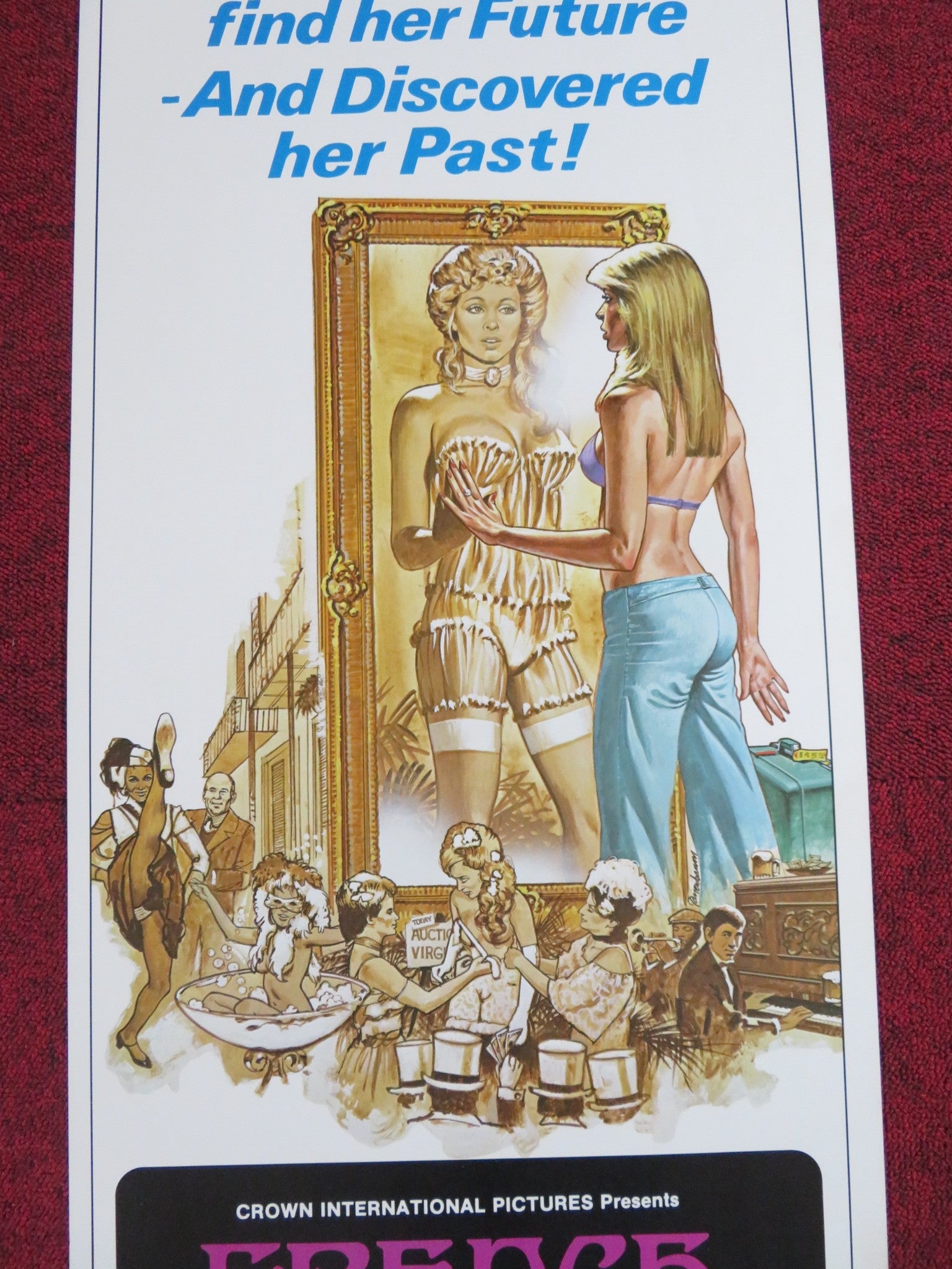 FRENCH QUARTER US INSERT POSTER VIRGINA MAYO BRUCE DAVISON 1977 Rendezvous Cinema Movie posters