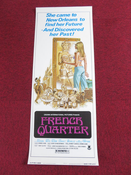 FRENCH QUARTER US INSERT POSTER VIRGINA MAYO BRUCE DAVISON 1977 Rendezvous Cinema Movie posters