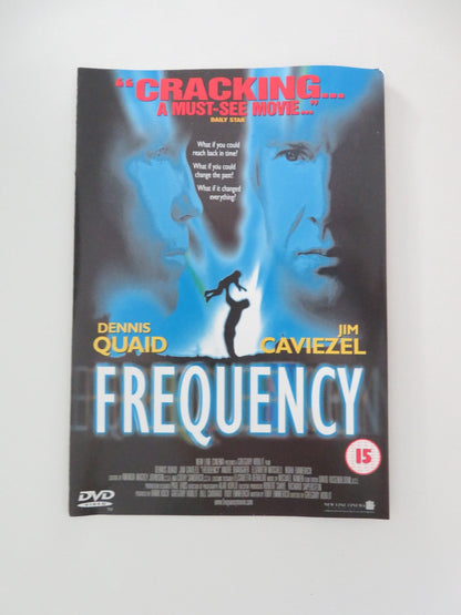 FREQUENCY (DVD) DENNIS QUAID JIM CAVIEZEL 2000 REGION 2 Movie posters