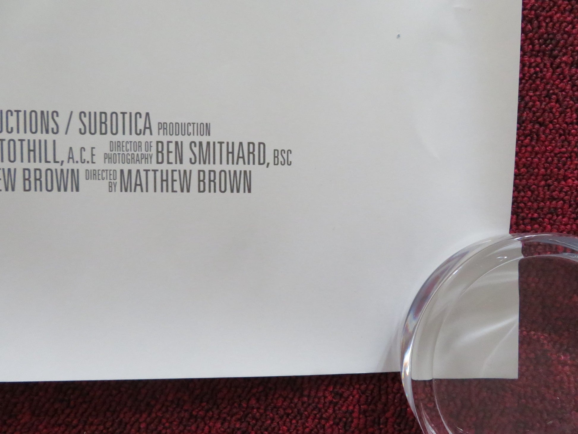 FREUD'S LAST SESSION UK QUAD ROLLED POSTER ANTHONY HOPKINS MATTHEW GOODE 2023 Rendezvous Cinema Movie posters