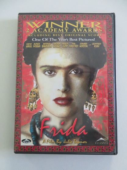 Frida (DVD) Salma Hayek Diego Luna Alfred Molina 2002 Region 1 Movie posters