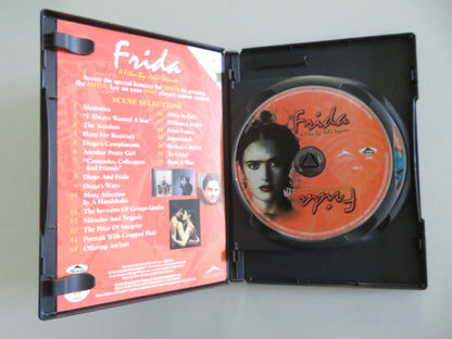 Frida (DVD) Salma Hayek Diego Luna Alfred Molina 2002 Region 1 Movie posters