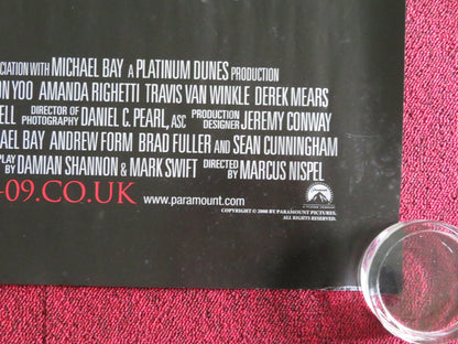 FRIDAY THE 13TH - B UK QUAD ROLLED POSTER JARED PADALECKI D. PANABAKER 2009 Movie posters