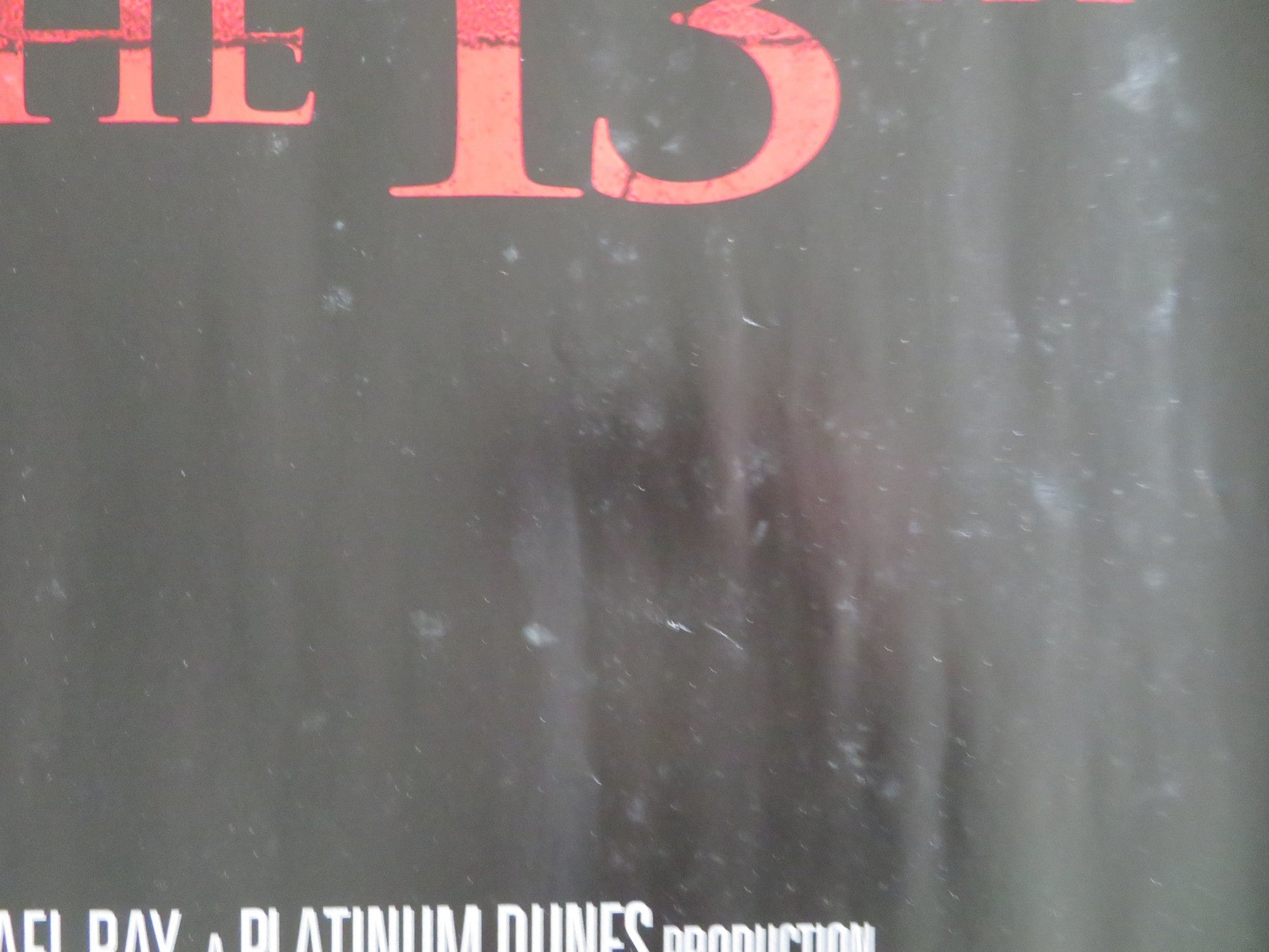 FRIDAY THE 13TH - B UK QUAD ROLLED POSTER JARED PADALECKI D. PANABAKER 2009 Movie posters