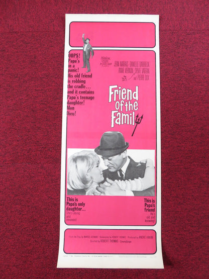 FRIEND OF THE FAMILY US INSERT POSTER JEAN MARAIS DANIELLE DARRIEUX 1965 Rendezvous Cinema Movie posters